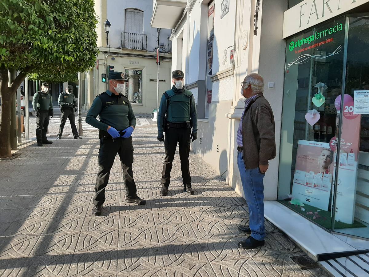 Así trabaja la Guardia Civil en Córdoba contra el coronavirus