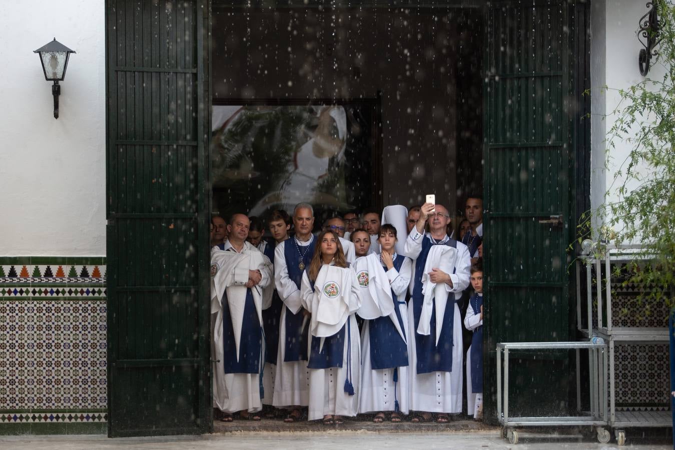 Nazarenos de la Hermandad de Los Negritos