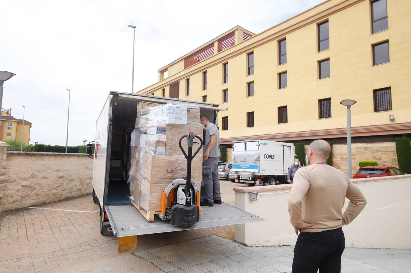 La medicalización del Hotel Ciudad de Córdoba, en imágenes