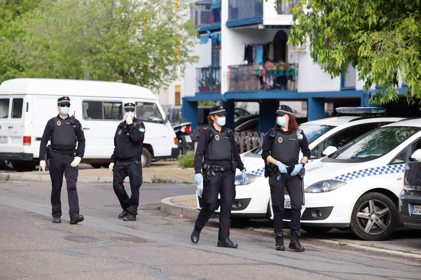 La intervención de la Policía Local de Córdoba por el coronavirus, en imágenes