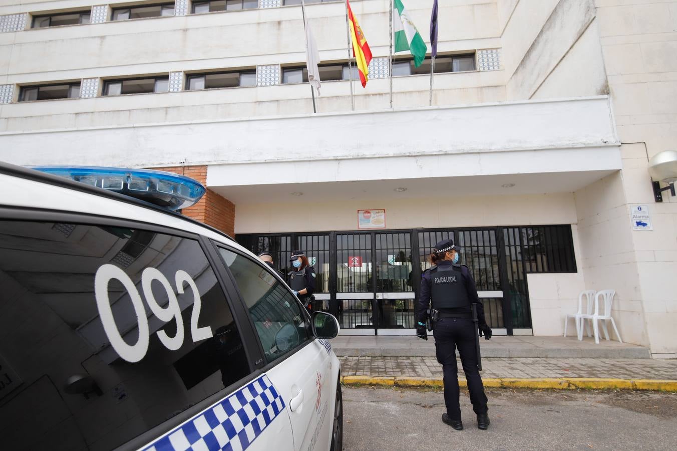 La intervención de la Policía Local de Córdoba por el coronavirus, en imágenes