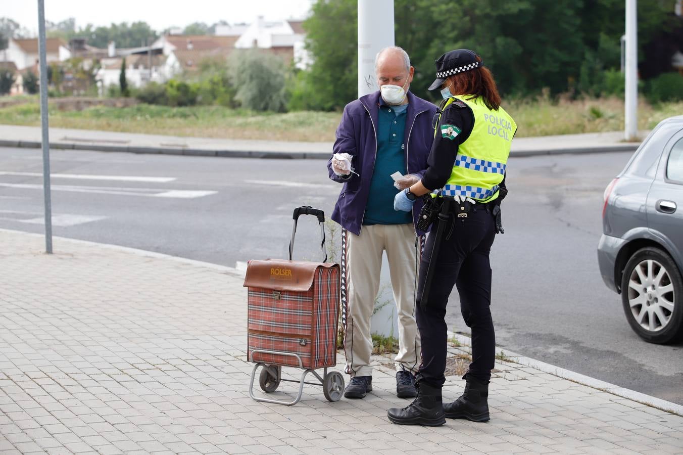 La intervención de la Policía Local de Córdoba por el coronavirus, en imágenes