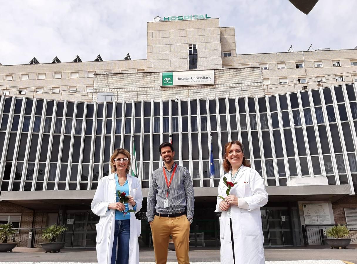 Ofrenda de flores del Baratillo a los hospitales