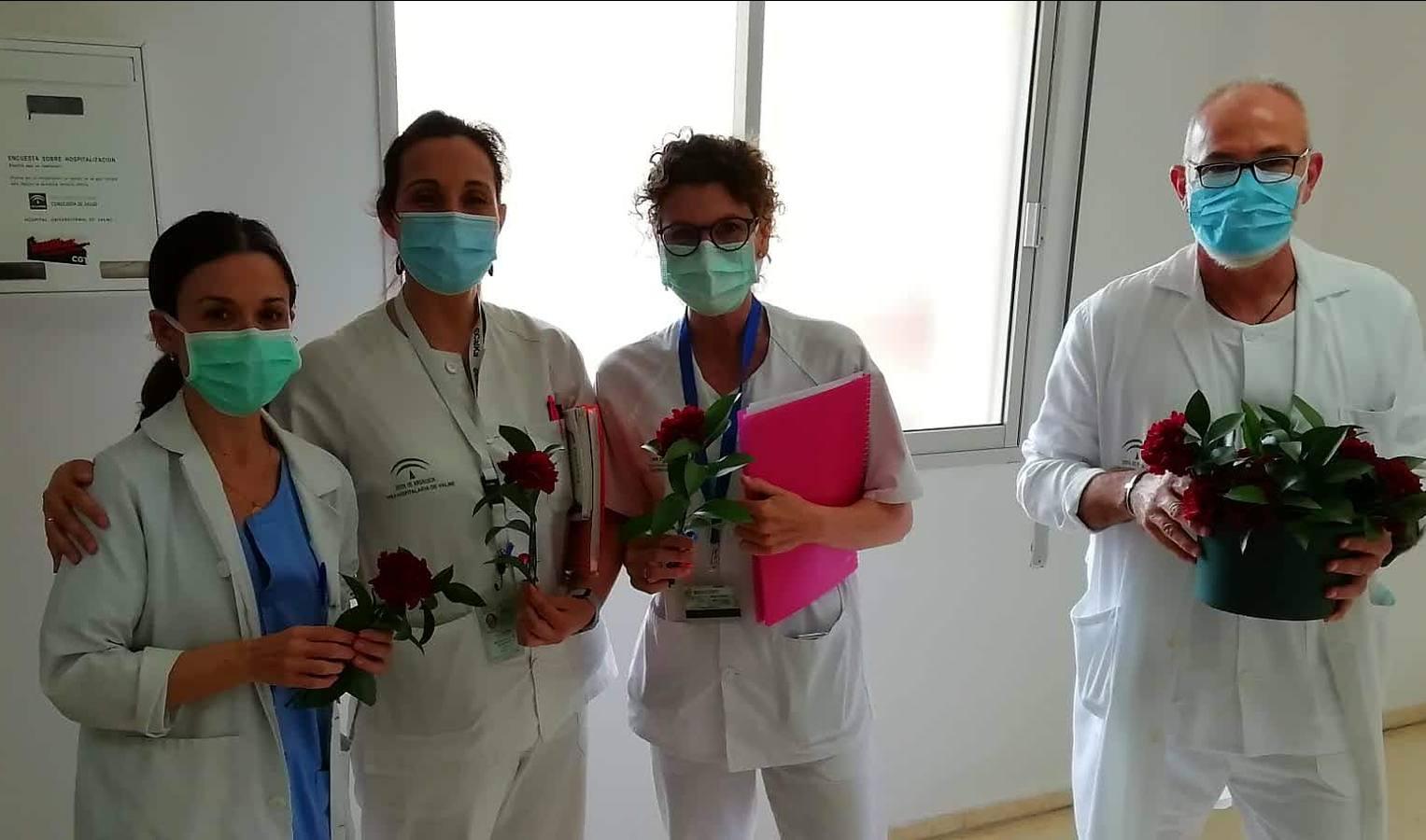 Ofrenda de flores del Baratillo a los hospitales