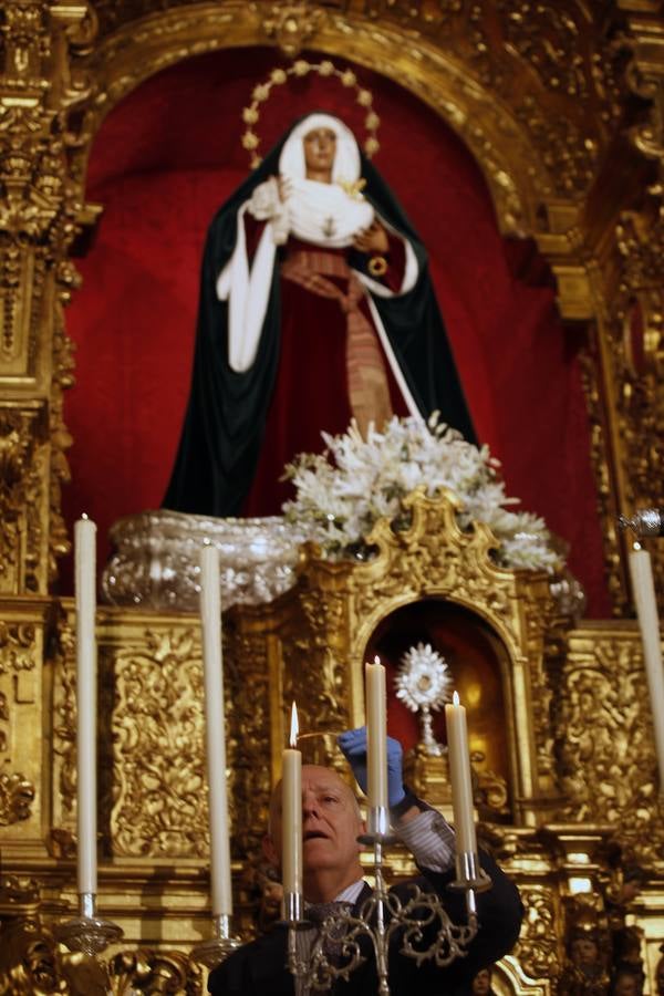 Imágenes de la Semana Santa de Sevilla de 2020: Esperanza de Triana