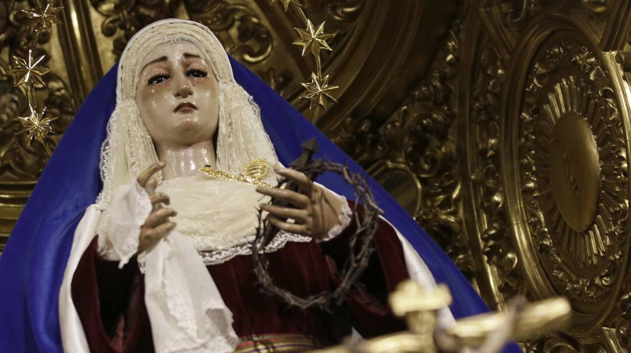 Imágenes de la Semana Santa de Sevilla de 2020: Soledad de San Lorenzo