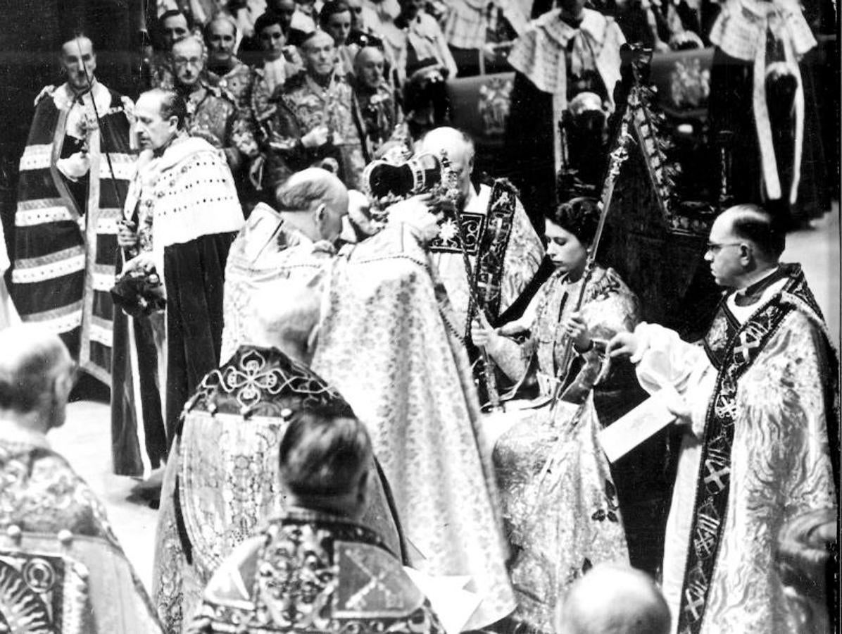 Coronación de la Reina en Westminster. 