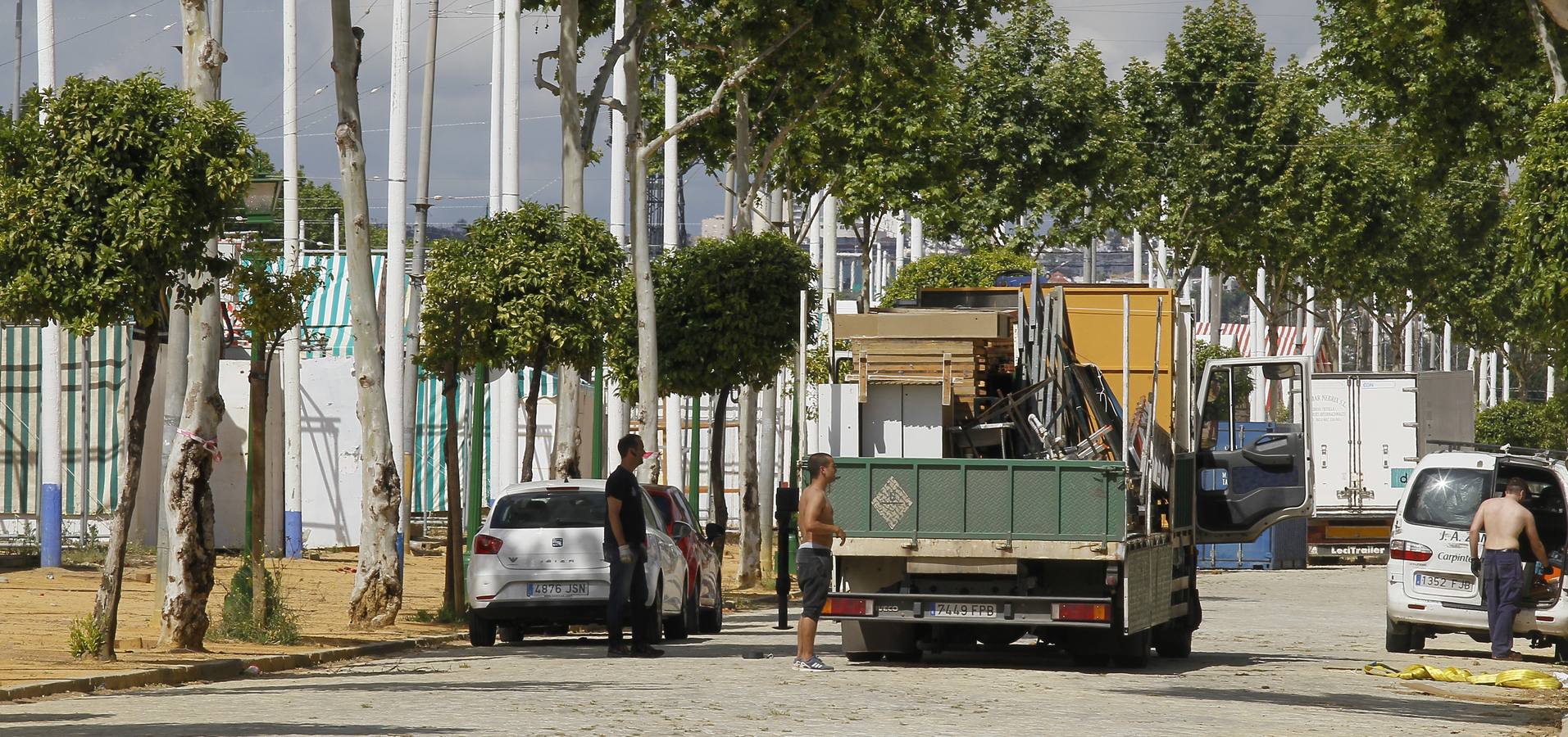 Coronavirus en Sevilla: ambiente el real de Feria