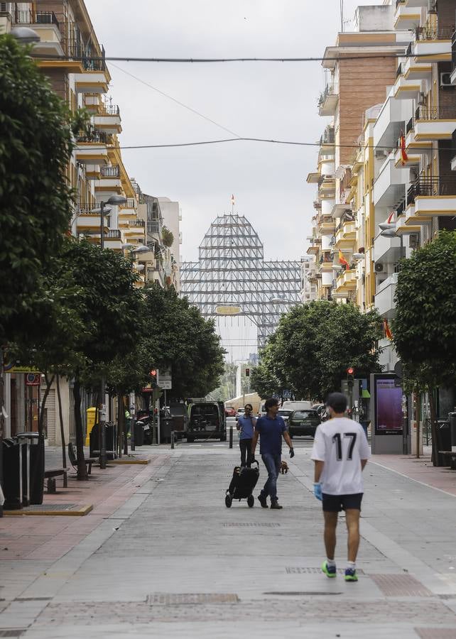 Desmontaje de la Feria que no fue por el coronavirus