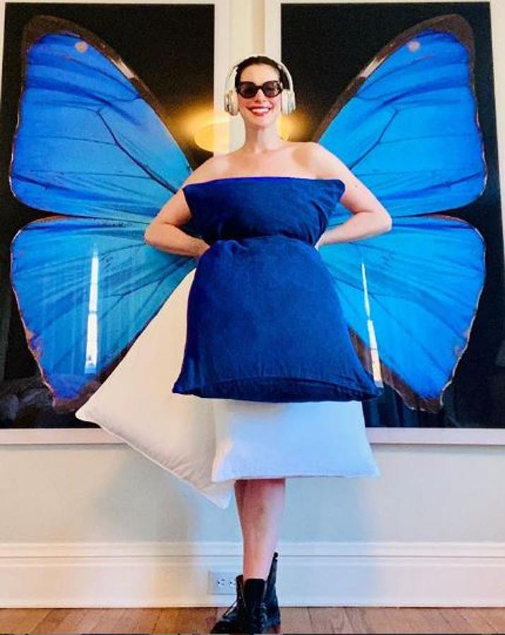 Anne Hathaway, la reina del #Pillowchallenge