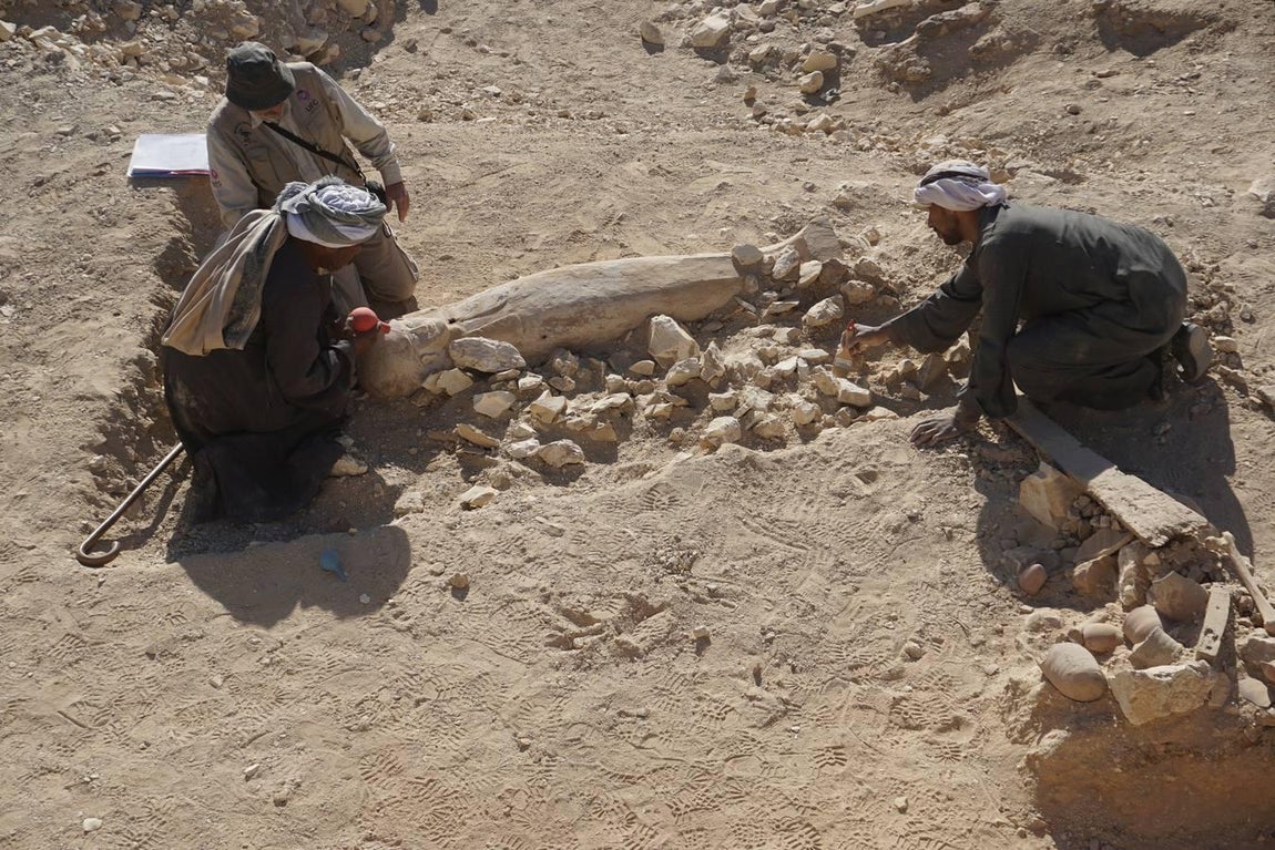 En imágenes, los hallazgos realizados por investigadores sevillanos en Egipto