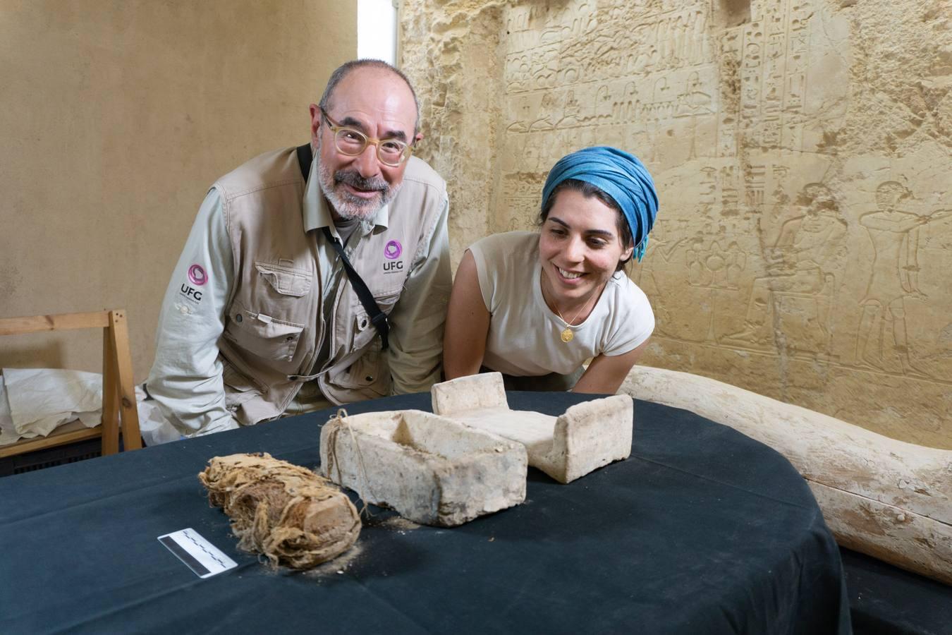 En imágenes, los hallazgos realizados por investigadores sevillanos en Egipto