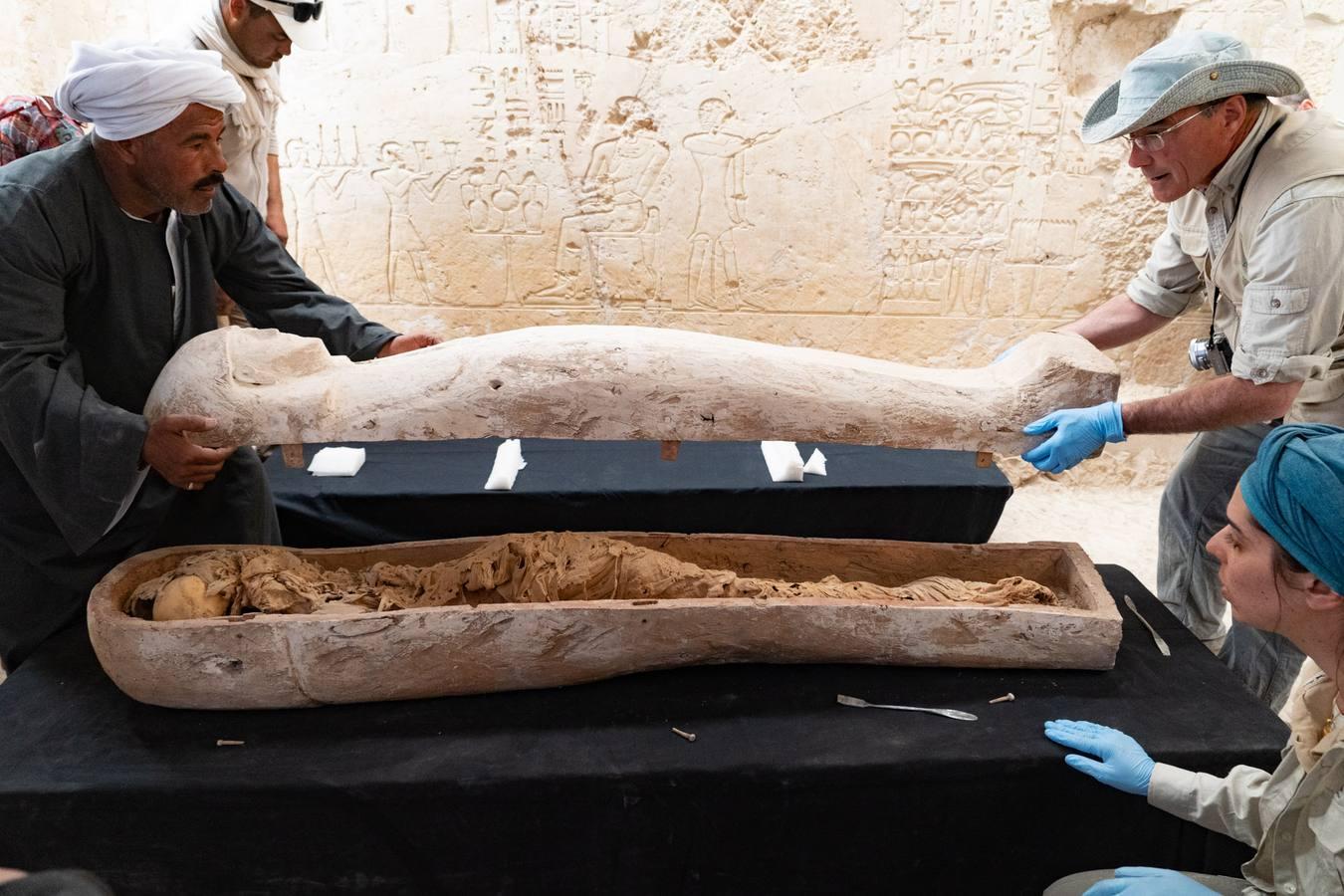 En imágenes, los hallazgos realizados por investigadores sevillanos en Egipto