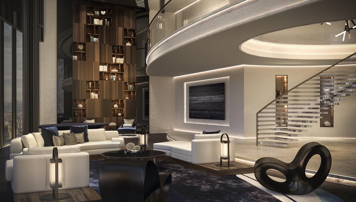 Apartamentos en formato dúplex. Los apartamentos del interior se plantean en formato dúplex y espacios abiertos donde los amplios ventanales se convertirían en los claros protagonistas.