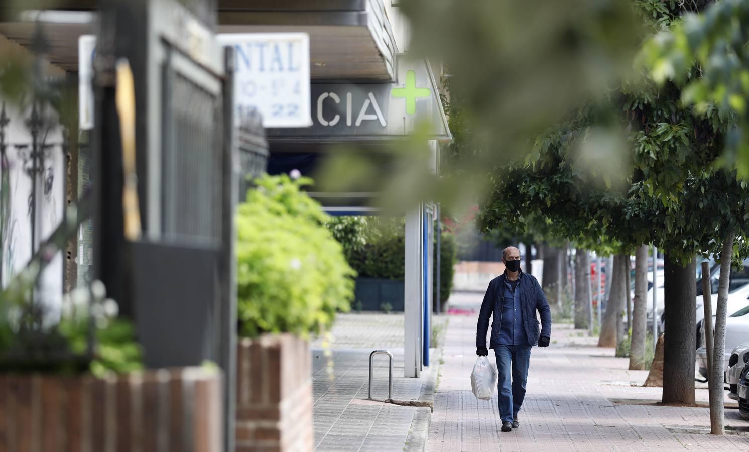 El barrio de Poniente de Córdoba durante el confinamiento, en imágenes