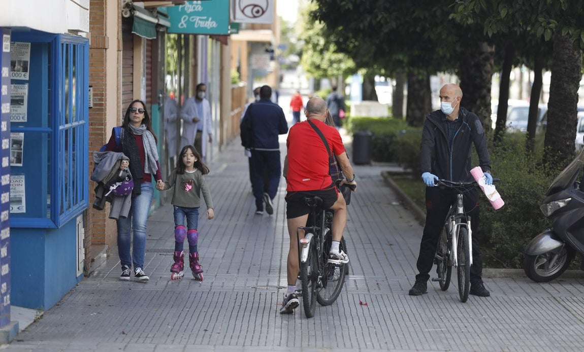 El barrio de Poniente de Córdoba durante el confinamiento, en imágenes