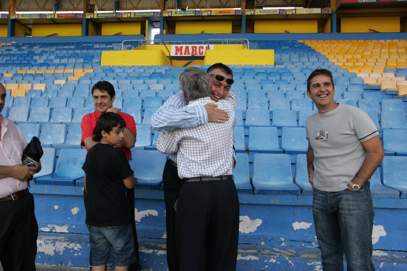 Fotos: Las imágenes cadistas de Michael Robinson, el aficionado más mediático del Cádiz CF