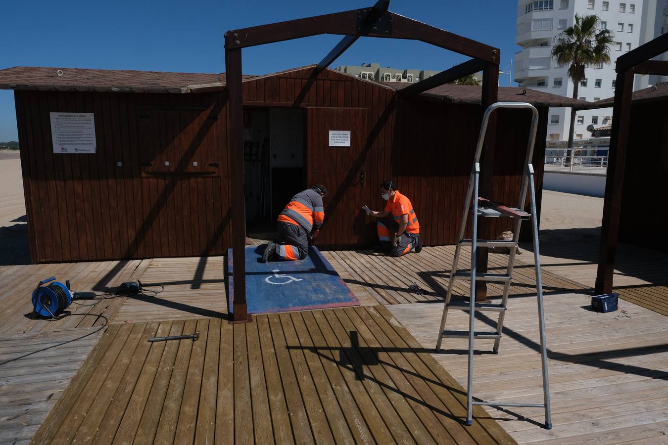 FOTOS: Cádiz, el 29 de abril, aún en confinamiento por el Covid-19