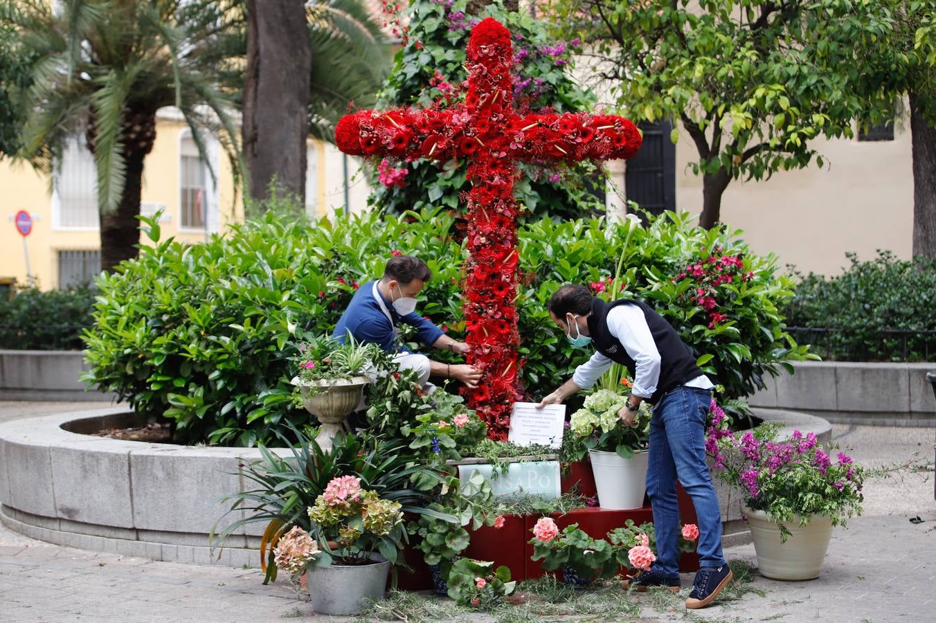 En imágenes, cómo celebra Córdoba las Cruces pese al coronavirus