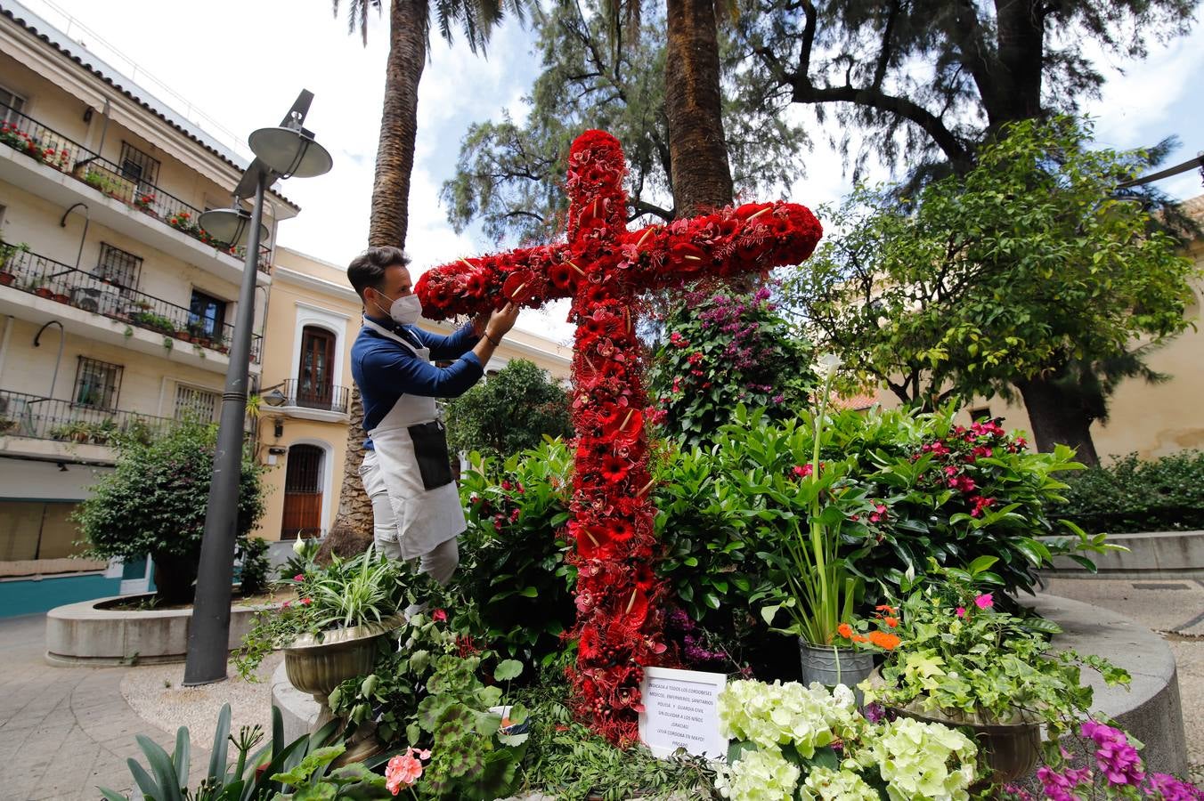 En imágenes, cómo celebra Córdoba las Cruces pese al coronavirus