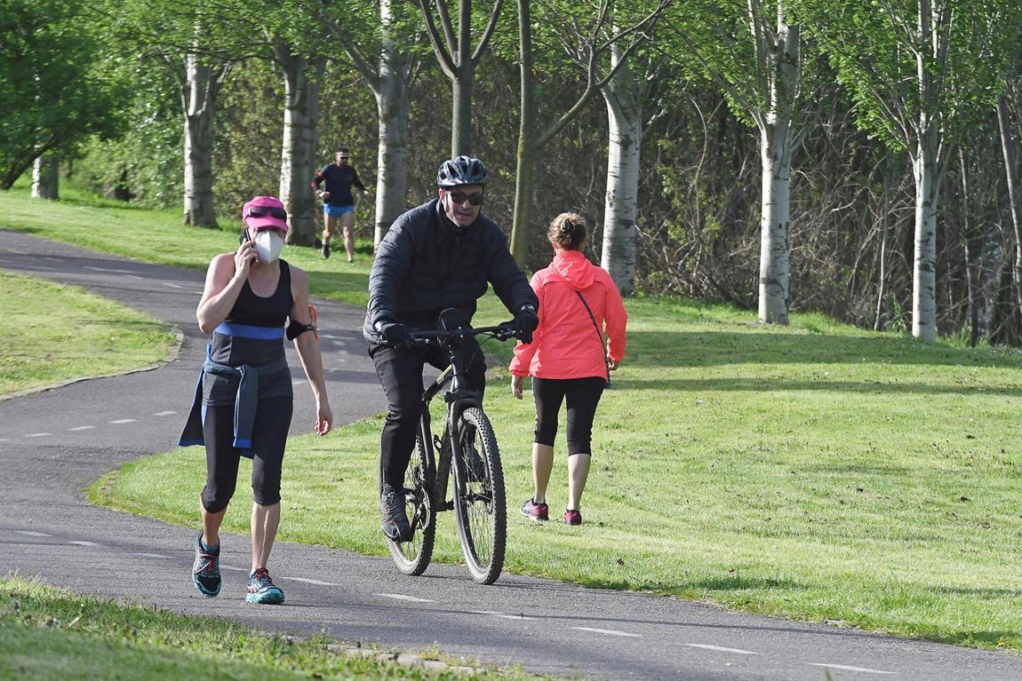 León y sus zonas verdes. 