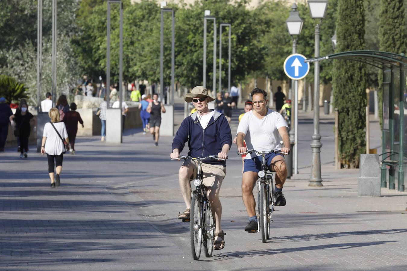 La primera salida de Córdoba para hacer deporte, en imágenes