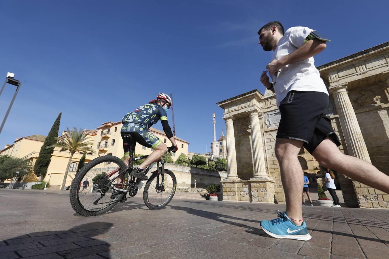 La primera salida de Córdoba para hacer deporte, en imágenes