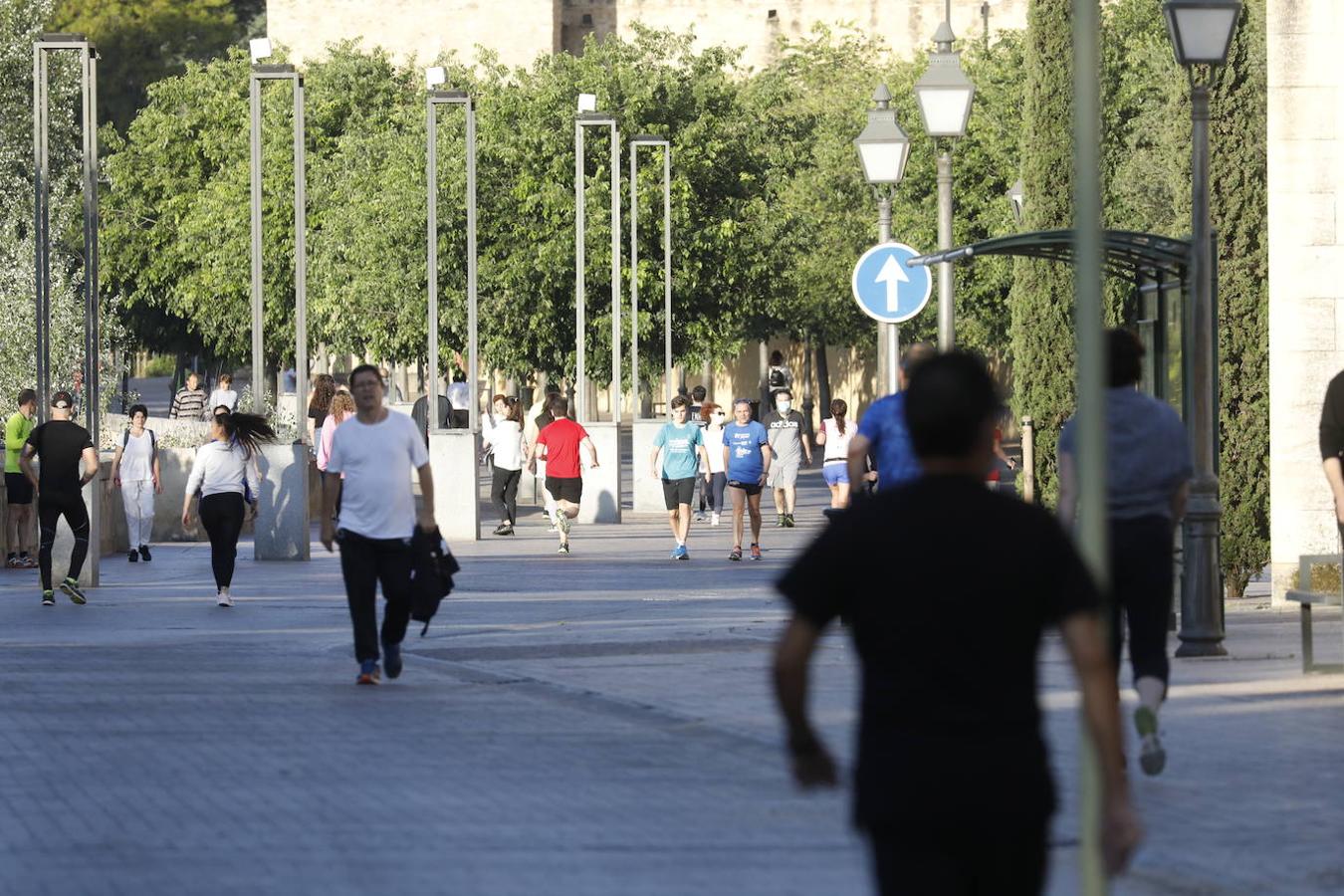 La primera salida de Córdoba para hacer deporte, en imágenes