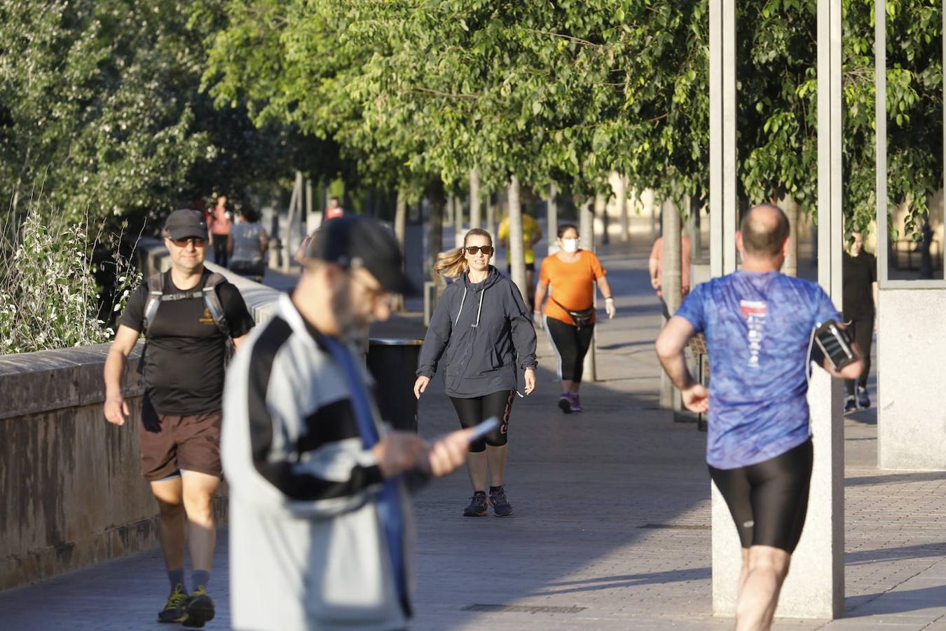 La primera salida de Córdoba para hacer deporte, en imágenes