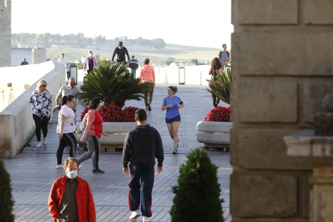 La primera salida de Córdoba para hacer deporte, en imágenes