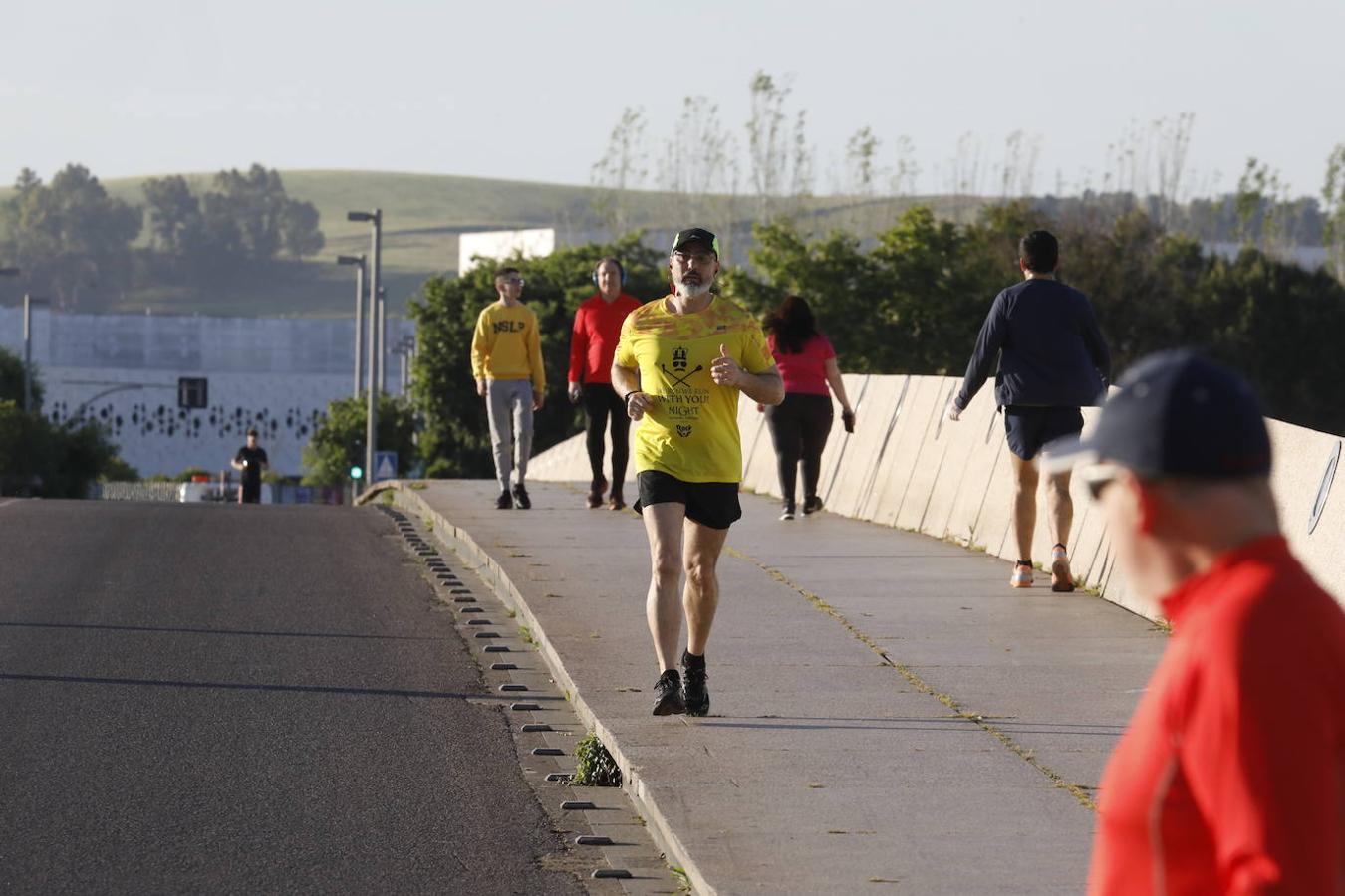 La primera salida de Córdoba para hacer deporte, en imágenes