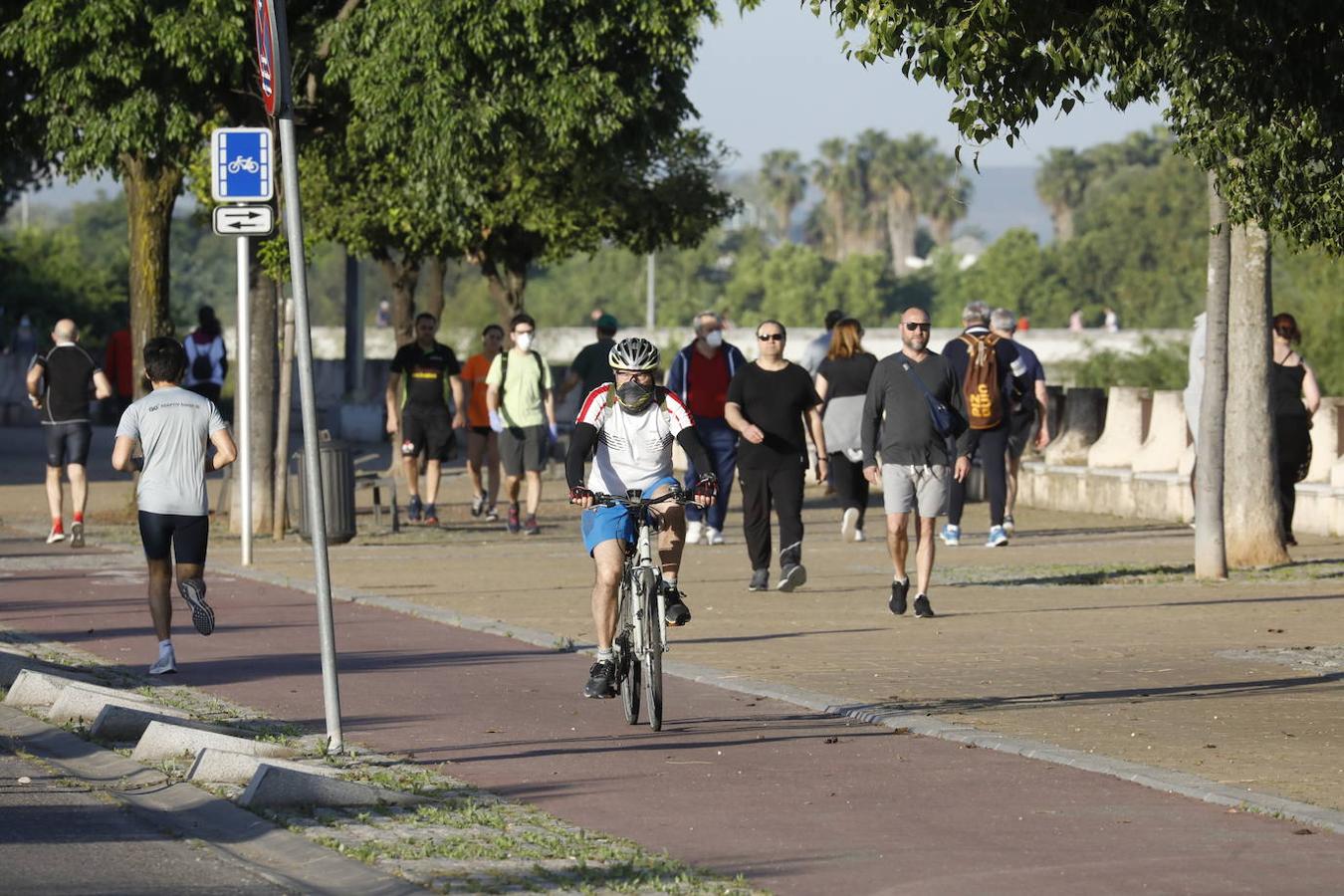 La primera salida de Córdoba para hacer deporte, en imágenes