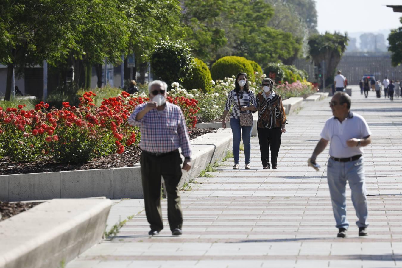 La primera salida de los mayores en Córdoba, en imágenes