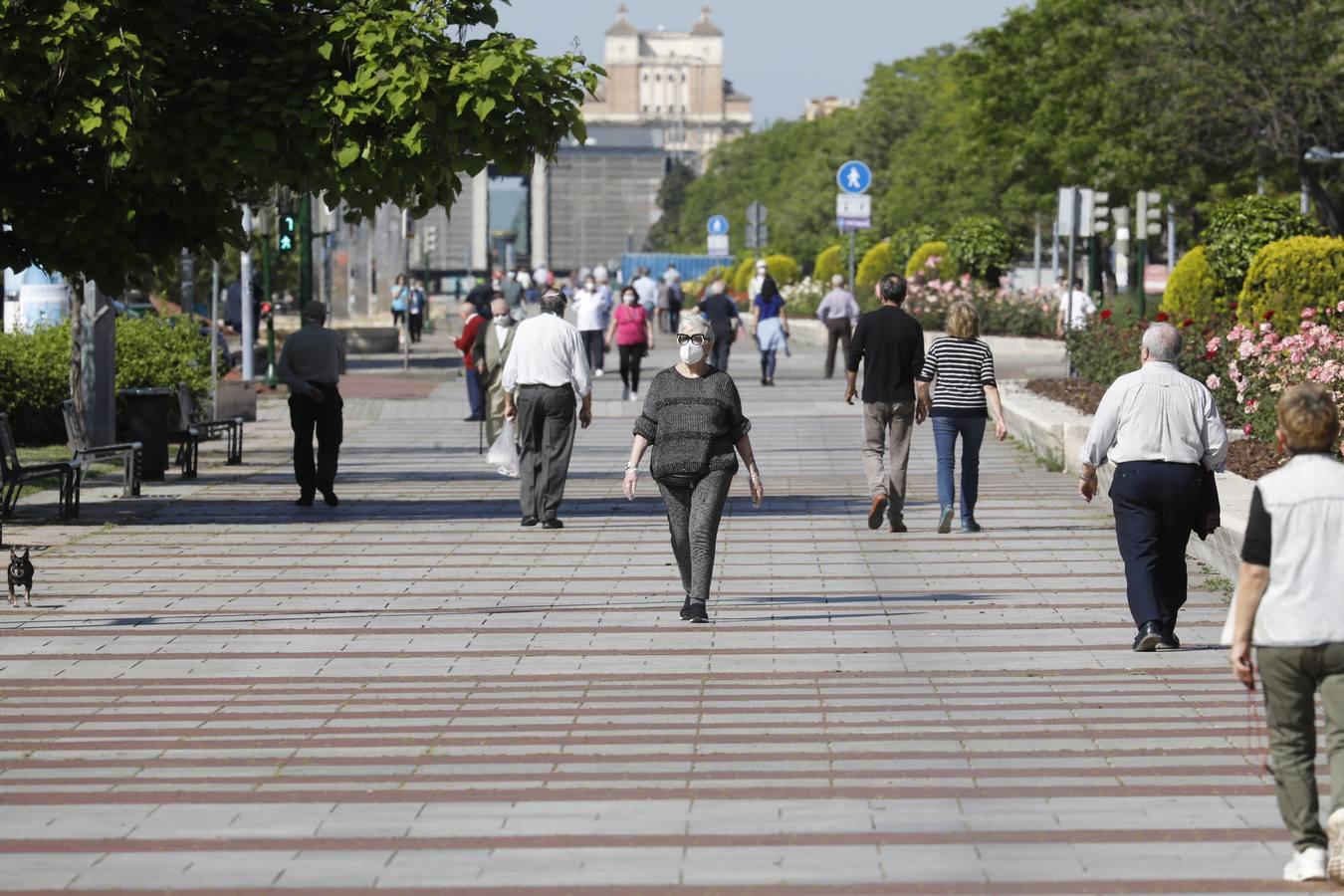 La primera salida de los mayores en Córdoba, en imágenes