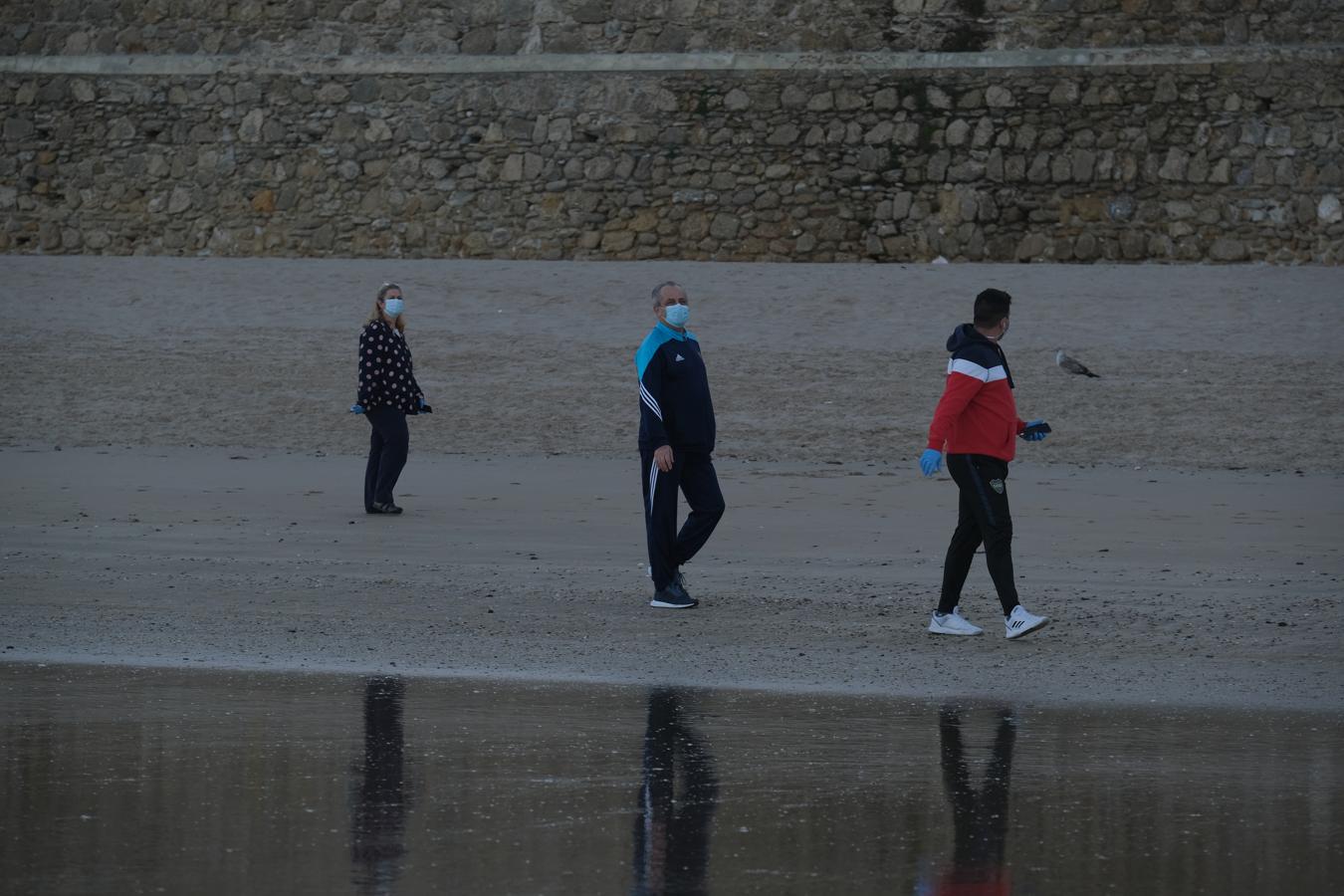 Así ha sido la primera salida de deportistas y mayores a la calle