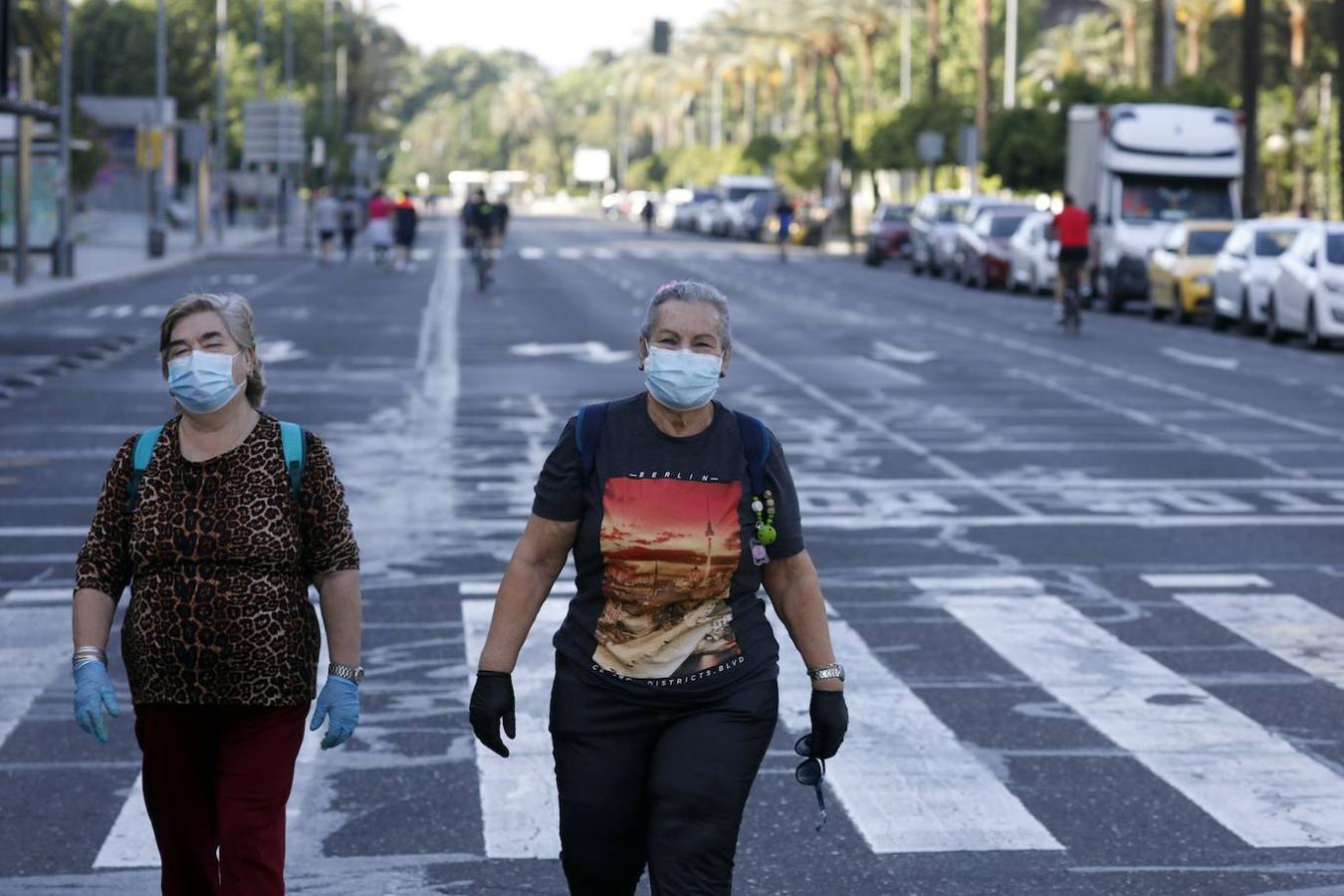 La peatonalización del Paseo de la Victoria de Córdoba, en imágenes