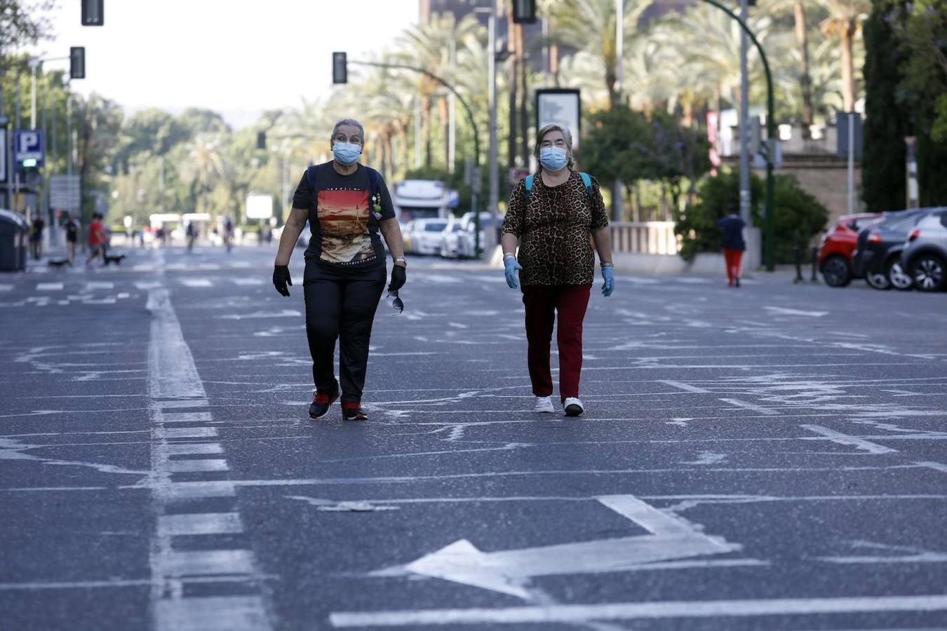 La peatonalización del Paseo de la Victoria de Córdoba, en imágenes