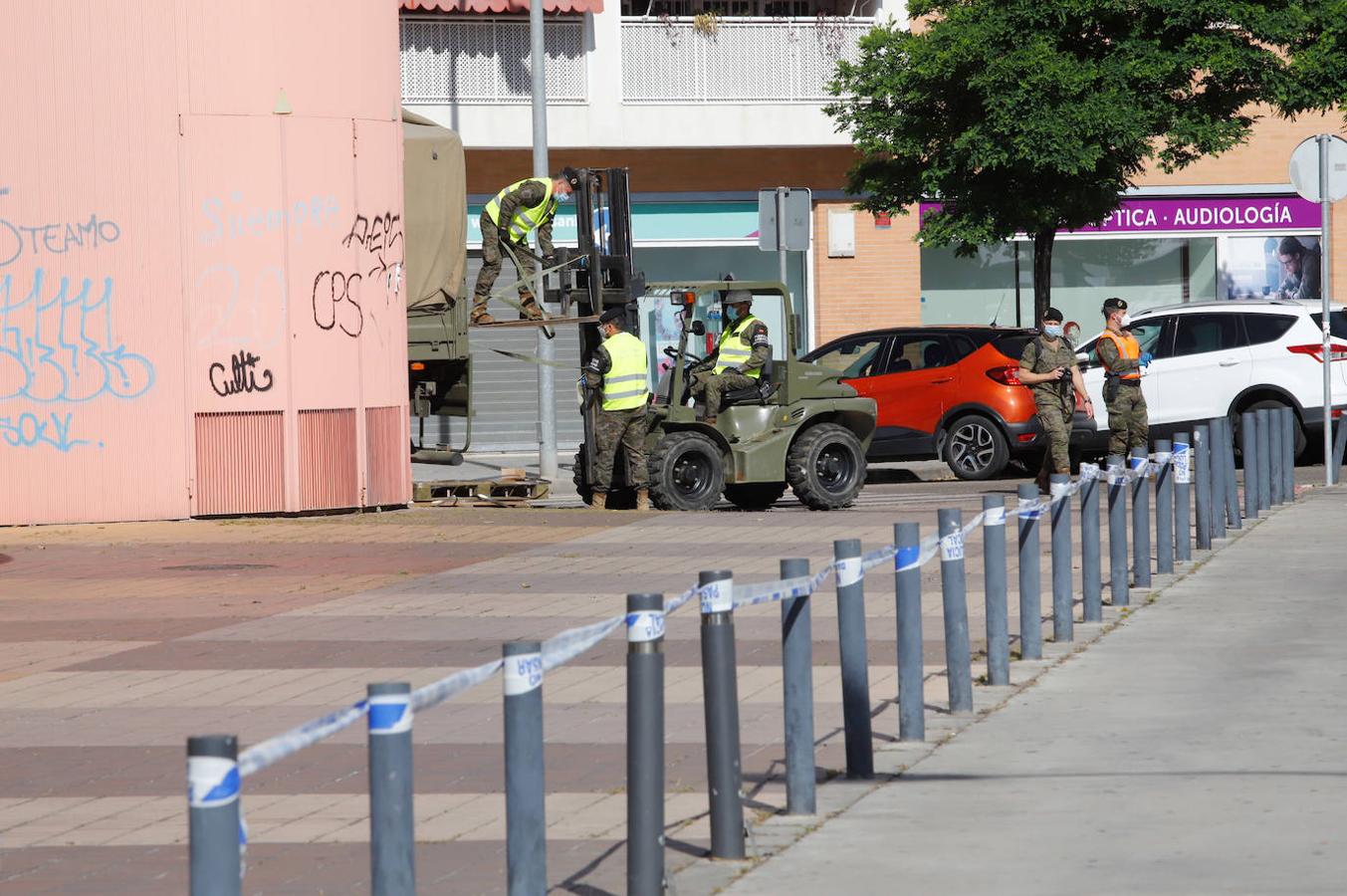 Los test de covid-19 en las Setas de Córdoba, en imágenes