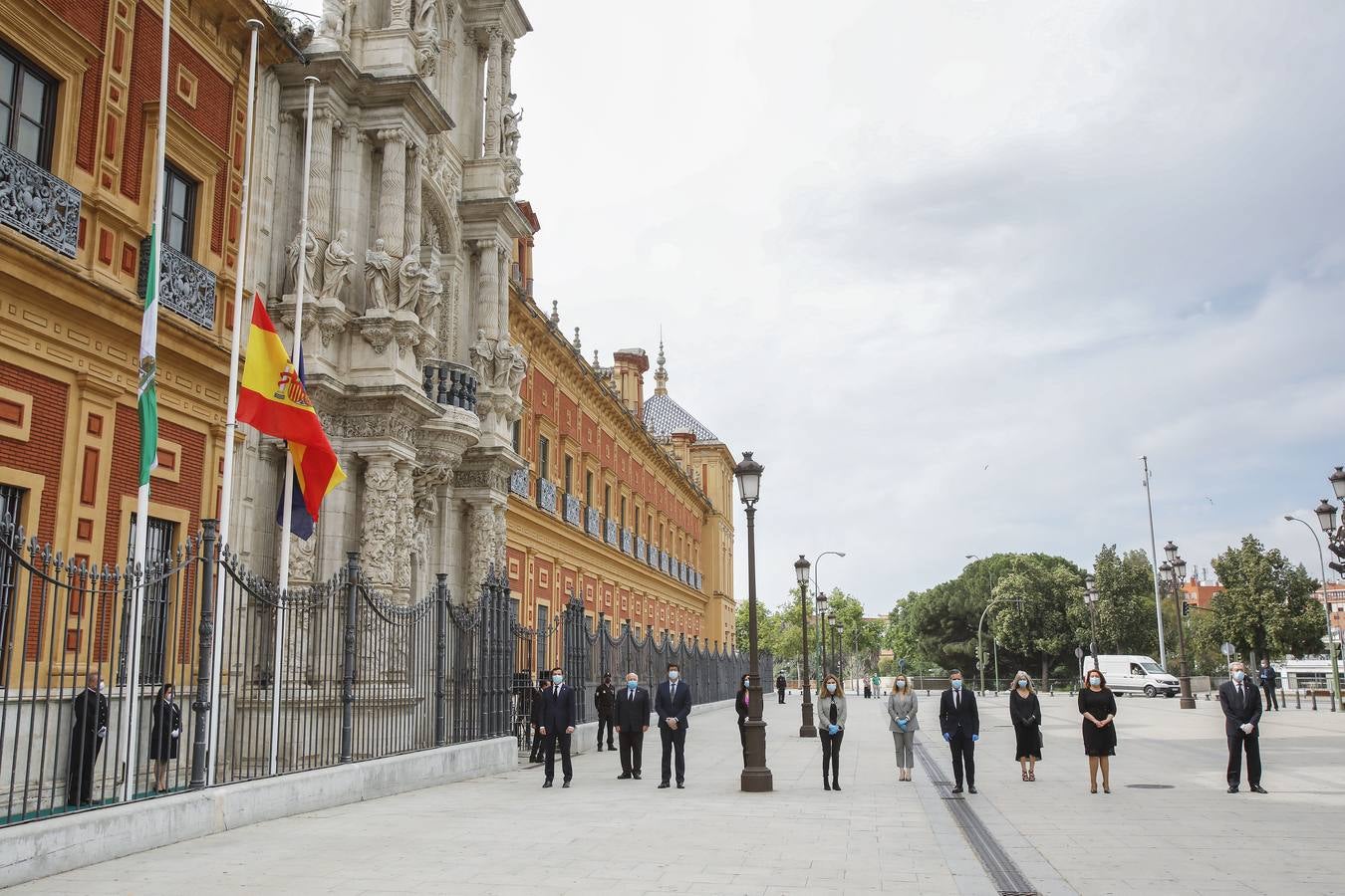 Andalucía, ya de luto oficial por las víctimas del coronavirus