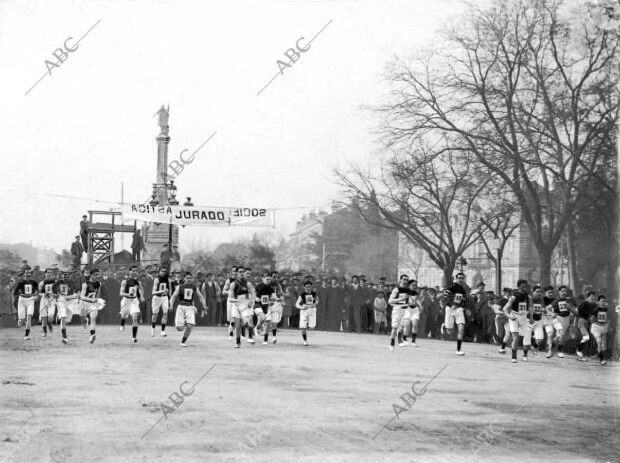 El «running» de antes, en alpargatas