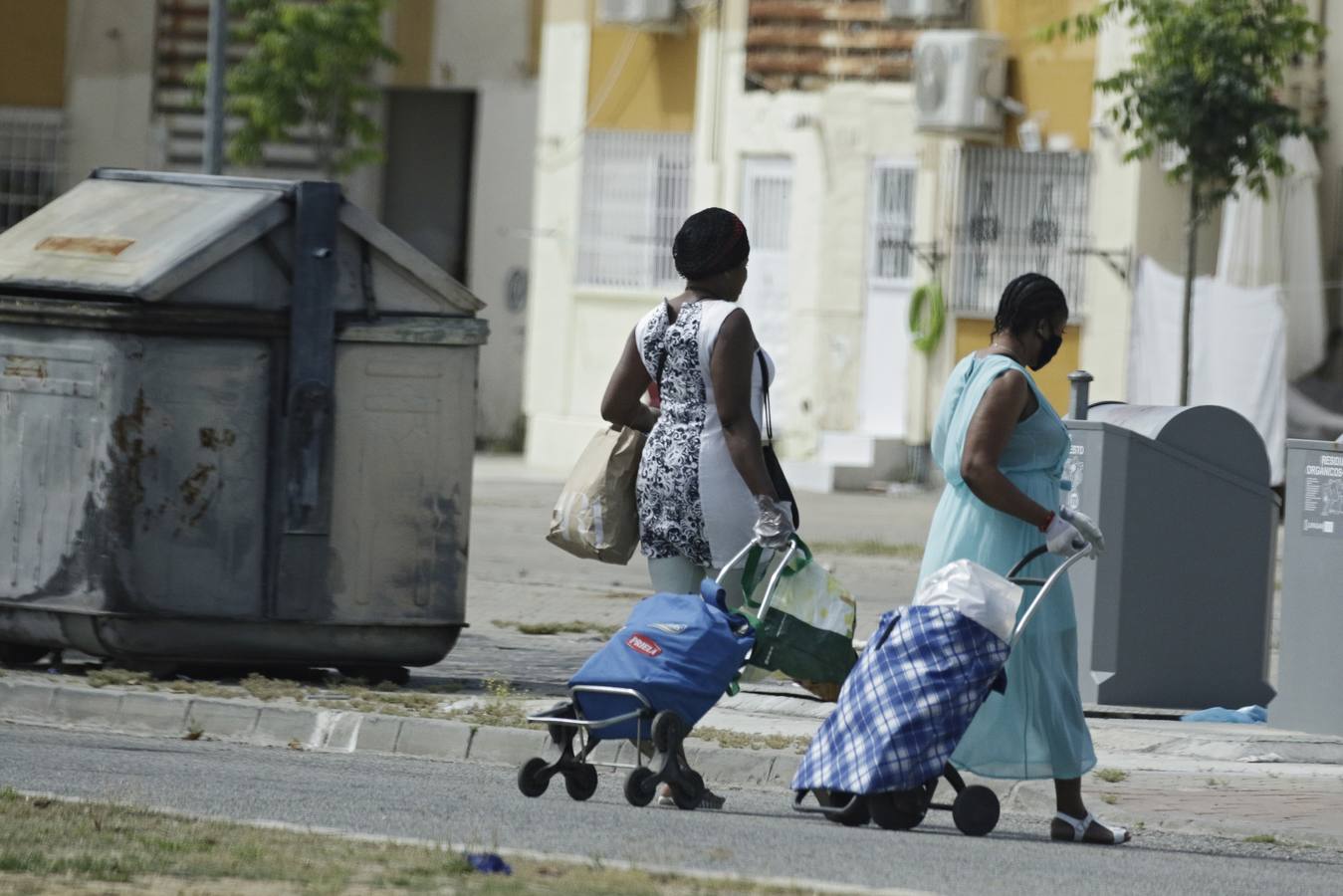 Día a día de la «desescalada» en las Tres Mil Viviendas