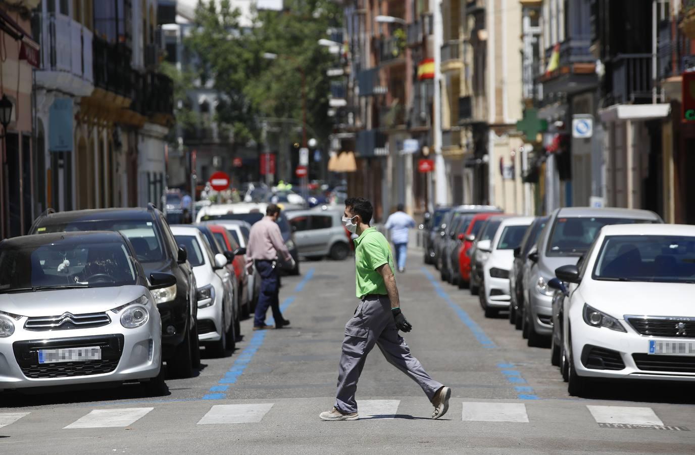 La zona azul seguirá suspendida en Sevilla