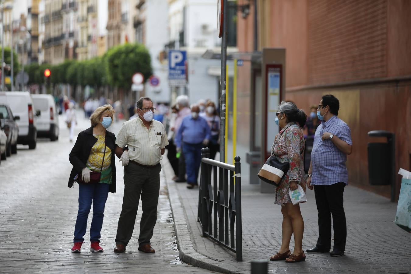 «Buen funcionamiento» del primer día de peatonalización de grandes vías en Sevilla