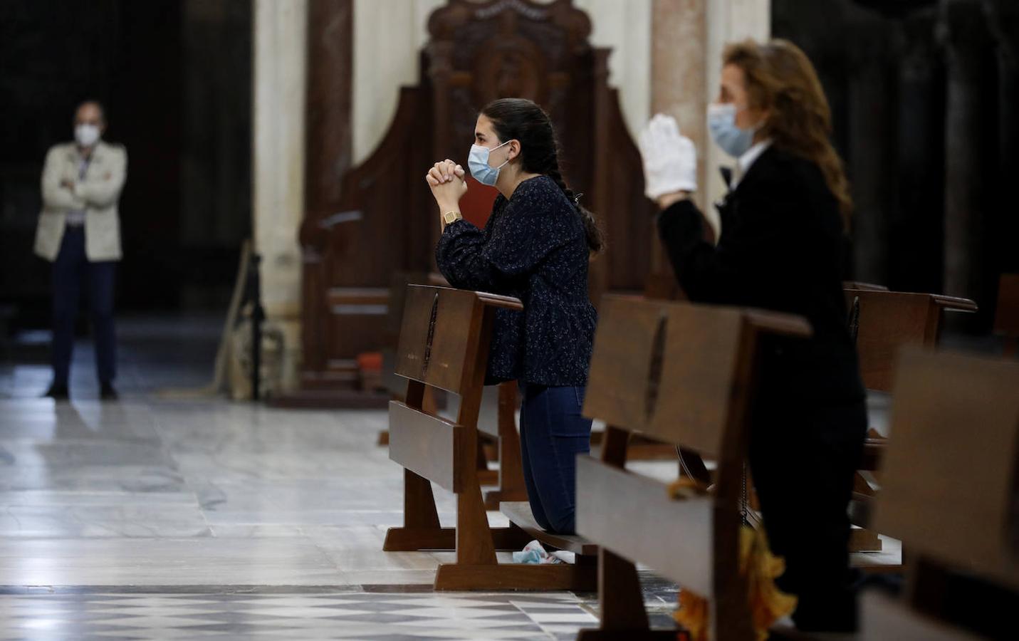 Las misas en Córdoba en la fase 1 de la desescalada, en imágenes