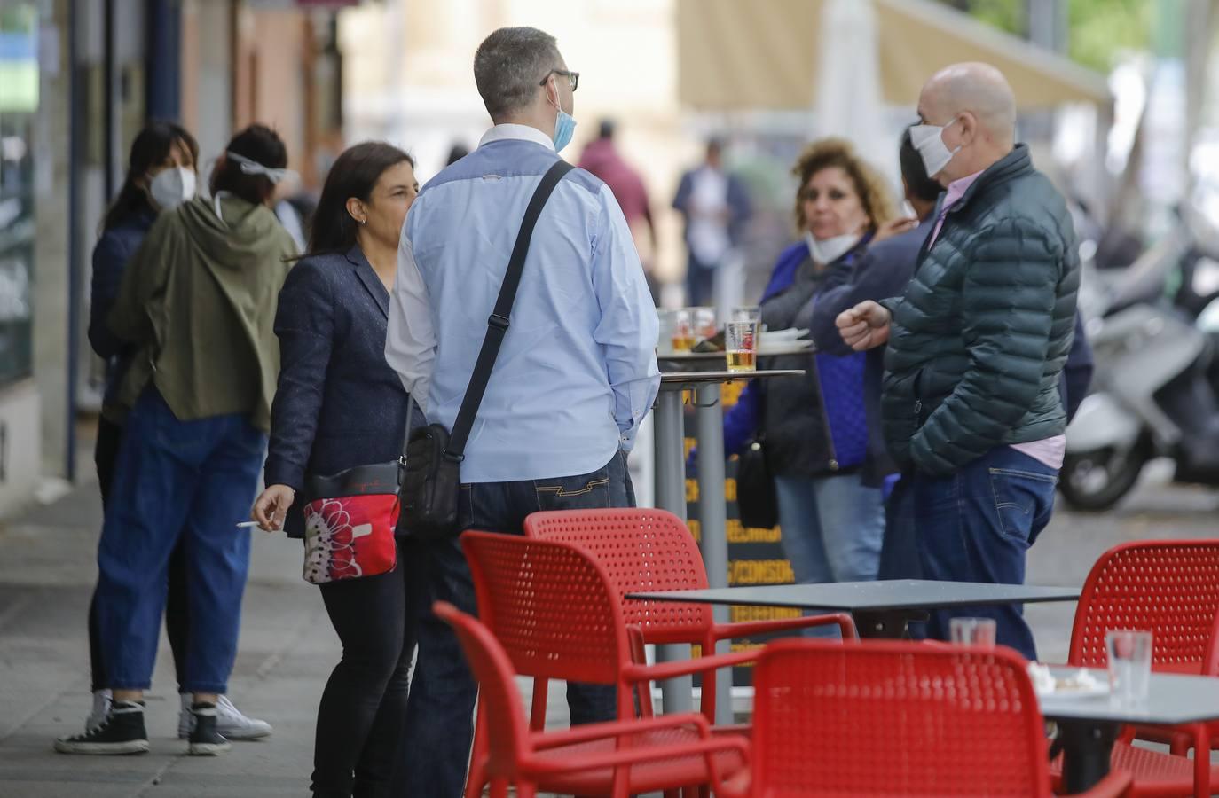 Segundo día de reapertura de comercios en Sevilla