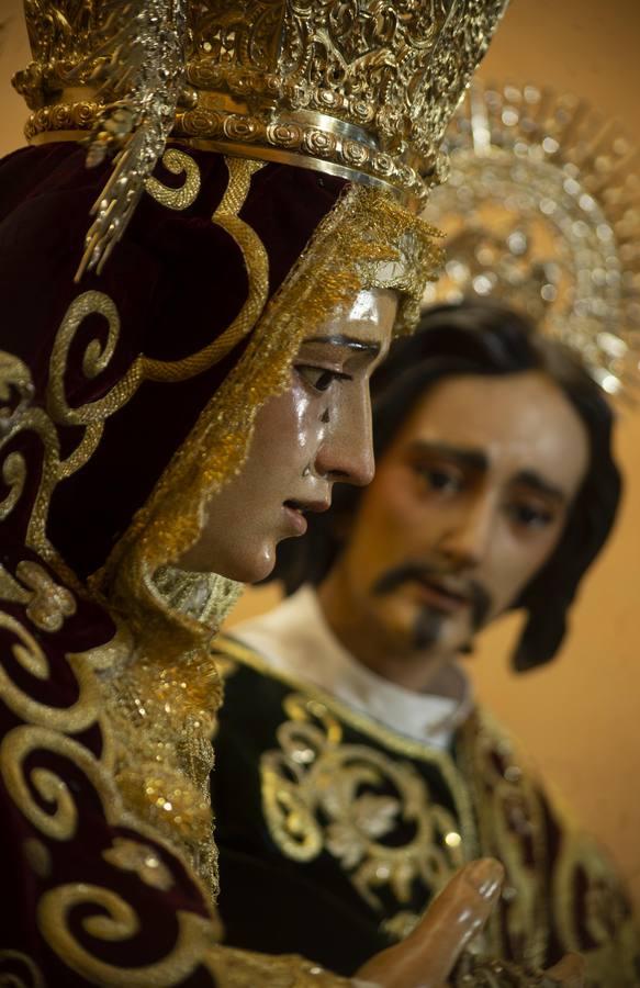 La Virgen de la Amargura en la reapertura de San Juan de la Palma