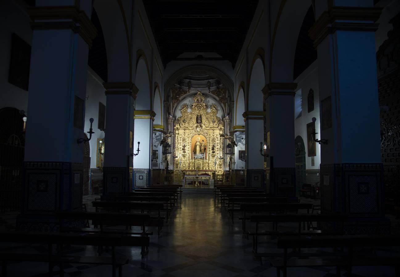 La Virgen de la Amargura en la reapertura de San Juan de la Palma