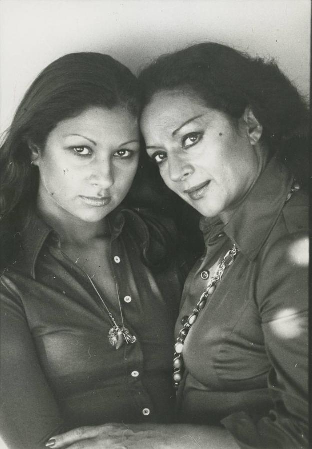 Lola Flores con su hija Lolita