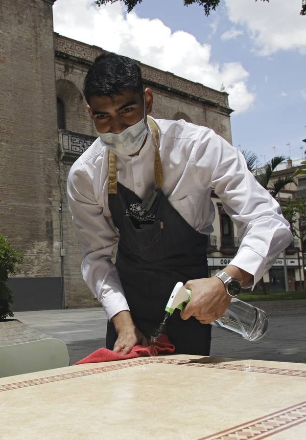 En imágenes, ambiente en el Centro durante la primera fase de la desescalada