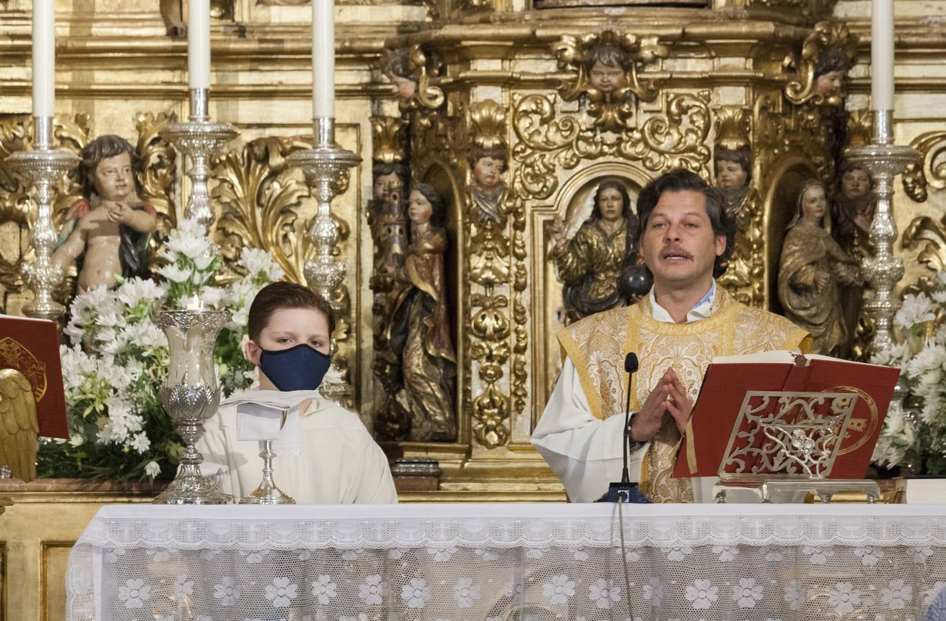 Primer domingo de misas en Sevilla durante la fase 1